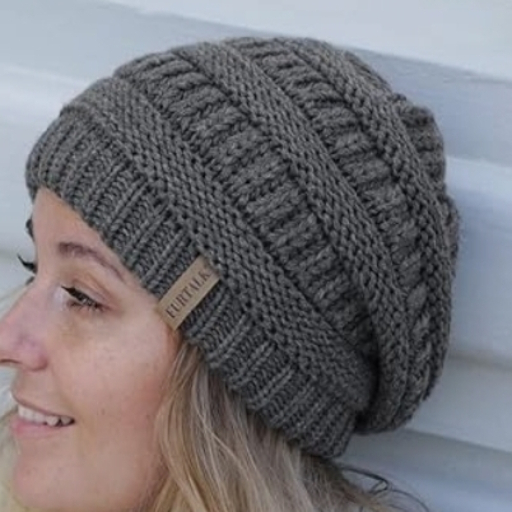 FURTALK Womens Winter Knit Slouchy Beanie Hat